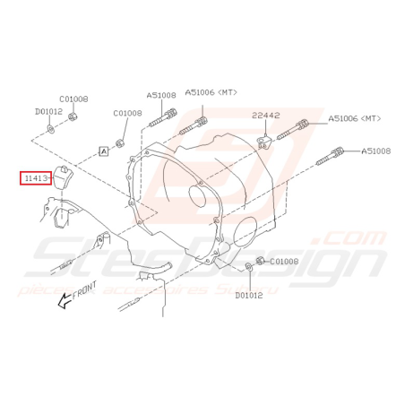 Bouchon contrôle volant moteur