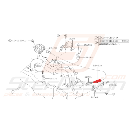 Faisceau d'allumage n°1 pour subaru legacy 1999 EJ251