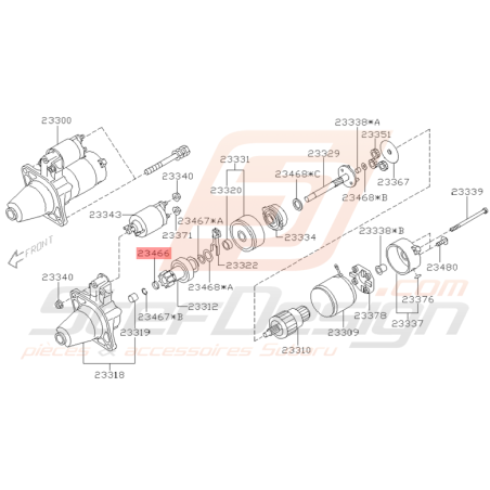 Collier Origine Subaru WRX STI