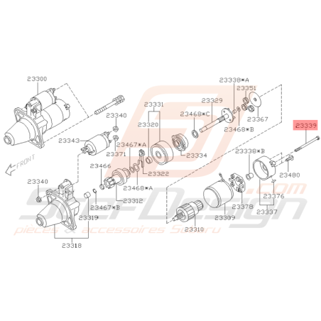 Vis Origine Subaru WRX STI