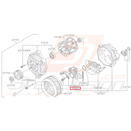 Régulateur d'alternateur Origine Subaru WRX 2001-2005