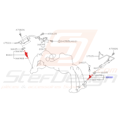 Injecteur pour subaru Legacy 1999