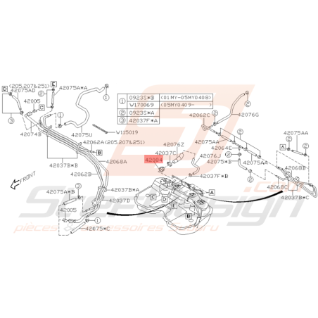 Soupape de Remplissage Origine Subaru WRX et STI 2001 - 2005