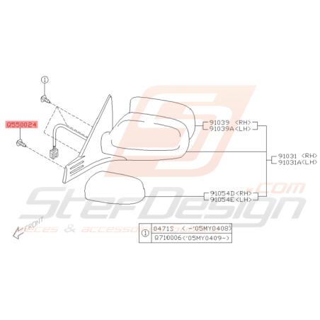 Vis Taraudeuse Origine Subaru WRX STI