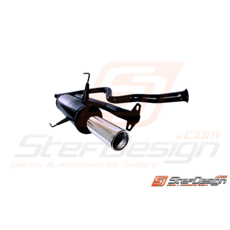 Ligne échappement grp.n acier subaru impreza wrx et sti 01/07