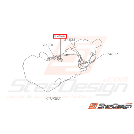 Faisceau Boite de Vitesse Origine WRX 2001 - 2002