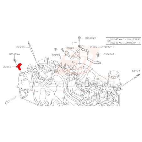 Capteur d'arbre à cam pour subaru impreza EJ20Z 2010