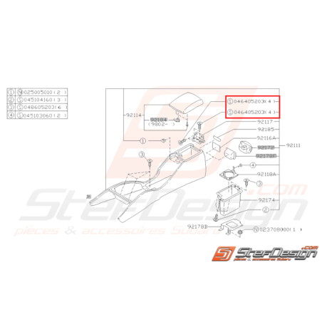 Vis Taraudeuse Origine Subaru GT