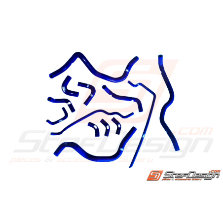 Kit durite d'eau SAMCO pour WRX 08-10 (13 pièces)