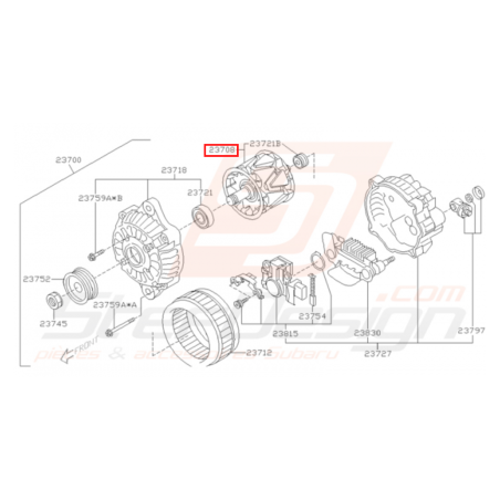 Rotor d'Alternateur Origine Subaru Impreza GT 1997 - 2000