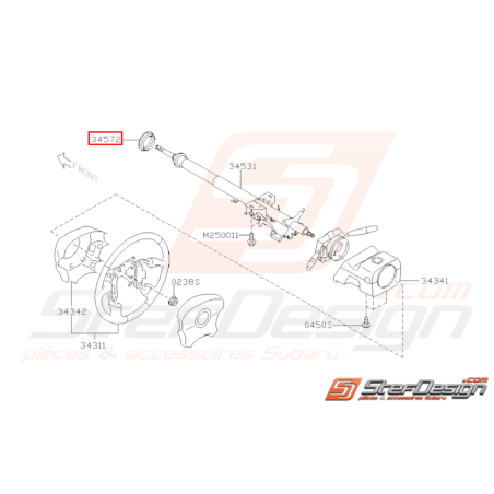 Bague de colonne de direction SUBARU GT 98-00