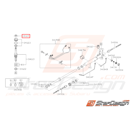 Couvercle Anti Poussière Boite de vitesses Origine Subaru WRX STI 05-0731208