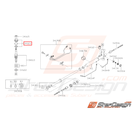 Ensemble Bouchon Boite de vitesses Origine Subaru WRX STI 05-0731209