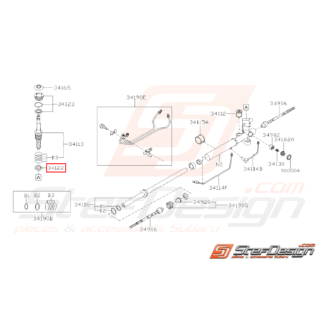 Joint d'huile Boite de vitesses Origine Subaru WRX STI 2005 - 200731211