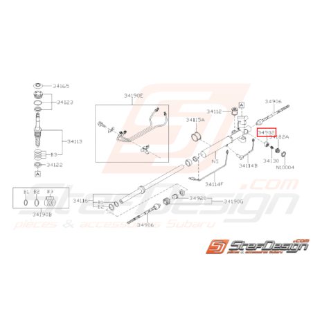 Patin Pression Origine Subaru WRX STI 2005 - 200731214