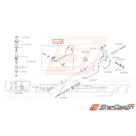 Jeu de réparation Tuyau Origine Subaru WRX STI 2005 - 200731219