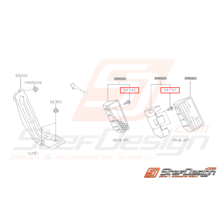 Vis Auto Taraudeuse Origine Subaru WRX STI 2001 - 200731288