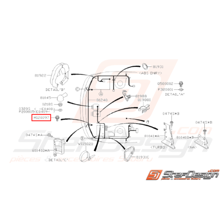 Ensemble Boulon et Rondelle Origine Subaru WRX STI 01-14 BRZ 13-1931357