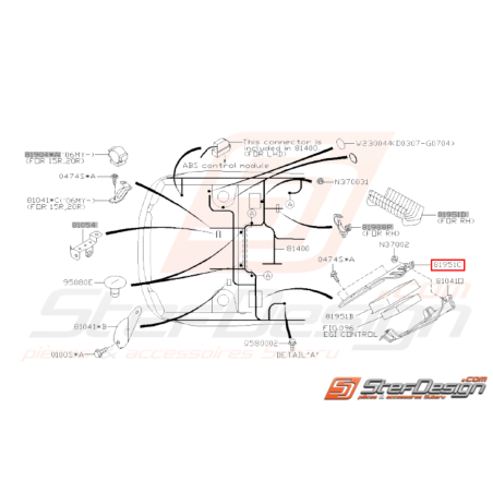 Couvercle EGI Origine Subaru WRX STI 04/2002 - 200731375