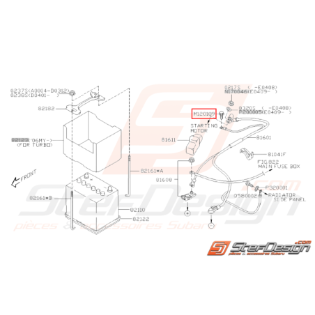 Ensemble Boulon & Rondelle Origine Subaru WRX STI 01-14 BRZ 13-1931401