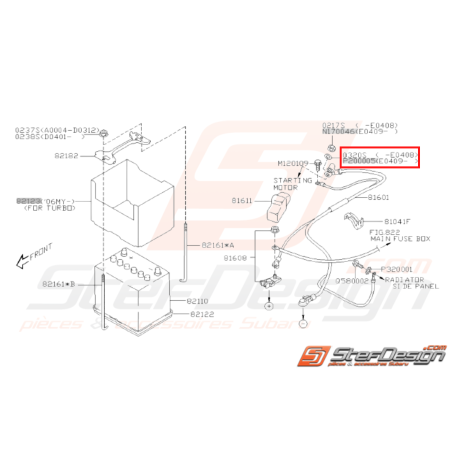 Rondelle Origine Subaru GT WRX STI BRZ31402