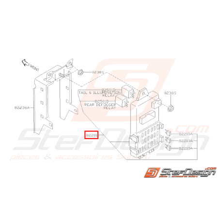 Ensemble Boîte à Fusibles Origine Subaru WRX STI 2001 - 200731414