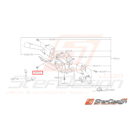 Vis Commodo Origine Subaru GT WRX STI31456