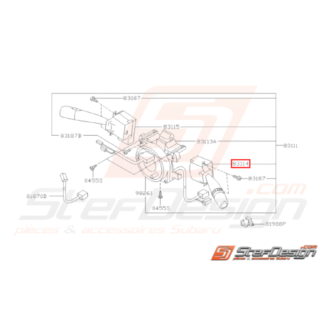 Essuie Glace Commodo Origine Subaru WRX 2003 - 200431464