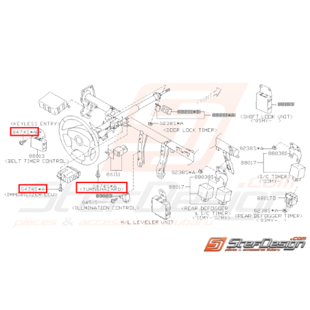 Vis divers Subaru GT WRX STI BRZ FORESTER31483