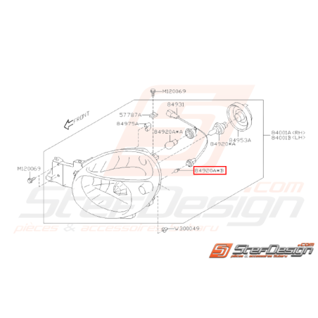 Ampoule 12V 5W Origine Subaru GT 93 - 00 WRX STI 01 - 1431502