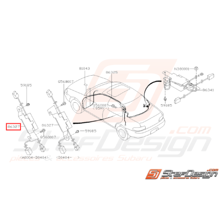 Amplificateur d'antenne Origine Subaru WRX STI 2001 - 200731618