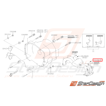 Boulon Joint de Dépression Origine Subaru GT 93-00 WRX 06-07 STI 06-14 FORESTER 97-0231713