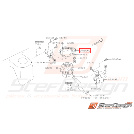 Support Pompe Origine Subaru WRX STI 2006 - 200731783