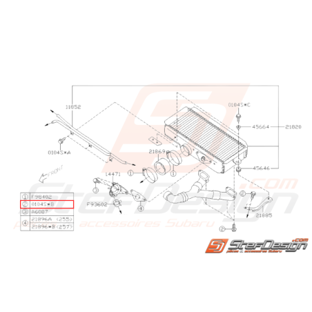 Vis Subaru Impreza Origine Subaru GT WRX STI BRZ GT86 FORESTER31813