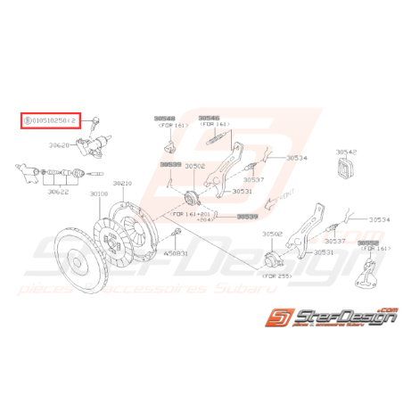 Vis Récupérateur d'Embrayage Origine Subaru GT 94-00 WRX 01-10 STI 01-07 FORESTER 97-0231874