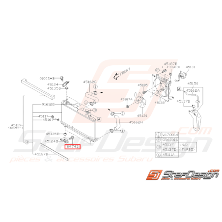 Vis divers Subaru GT WRX STI BRZ FORESTER32013