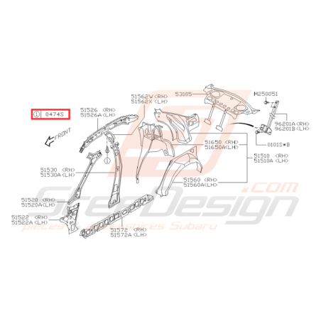 Vis divers Subaru GT WRX STI BRZ FORESTER32075