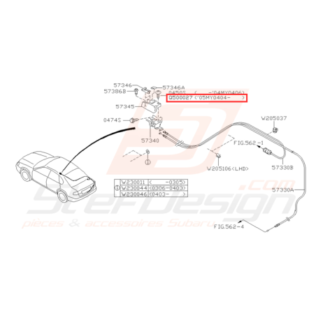 Vis divers GT WRX STI FORESTER32080