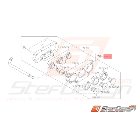 Vis Origine Subaru GT 93-00 WRX STI 01-14 FORESTER 97-0232162