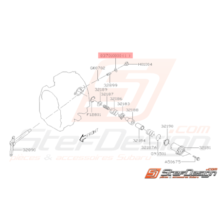 Joint Aluminium Système Fourchette Origine Subaru GT 93-98 WRX 01-10 STI 01-0732454