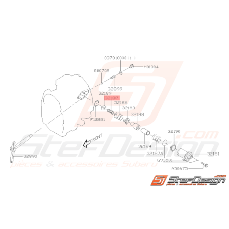 Ressort Origine Subaru WRX 2001 - 200732461