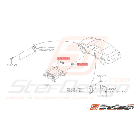 Boulon Origine Subaru WRX STI 03/2003 - 201432632