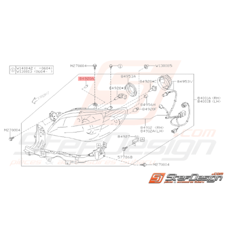 Ampoule 12V 5W Origine Subaru GT 93 - 00 WRX STI 01 - 1432689