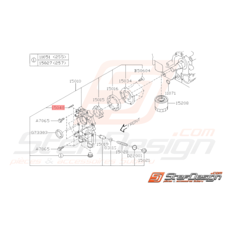 Joint Pompe à Huile Origine Subaru GT 93-00 WRX 01-10 STI 01-19 FORESTER 97-0232947