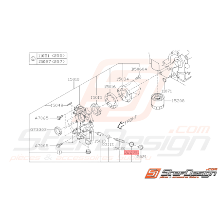 Rondelle Pompe à Huile Origine Subaru GT 93-00 WRX 01-10 STI 01-19 FORESTER Turbo 97-0232949