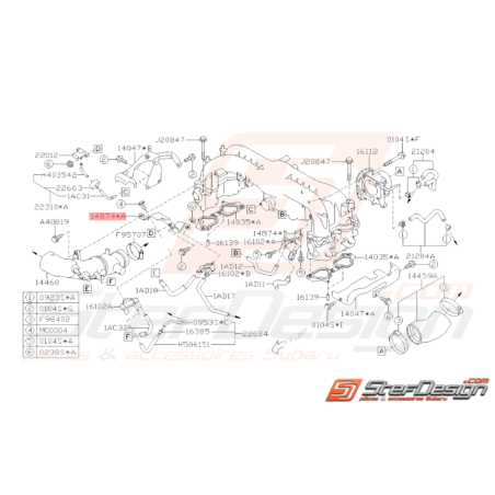 Support Solénoïde Origine Subaru WRX 2008 - 201033013