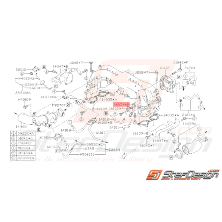 Support Solénoïde Origine Subaru WRX 2008 - 201033026