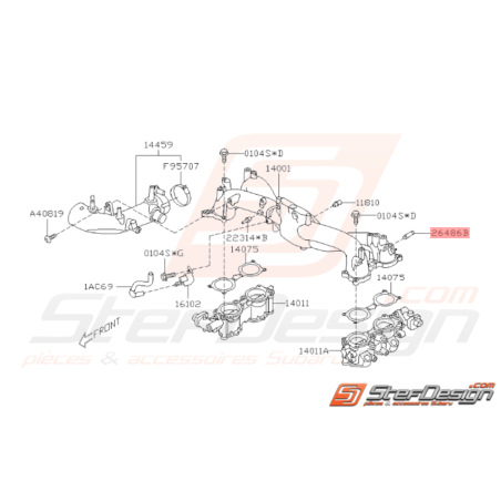 Boulon Joint de Dépression Origine Subaru GT 93-00 WRX 06-07 STI 06-14 FORESTER 97-0233082