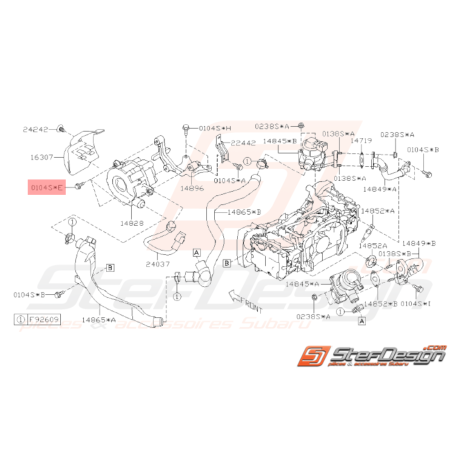 Vis Origine Subaru GT WRX STI FORESTER33124