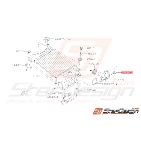 Vis Origine Subaru GT WRX STI FORESTER33207